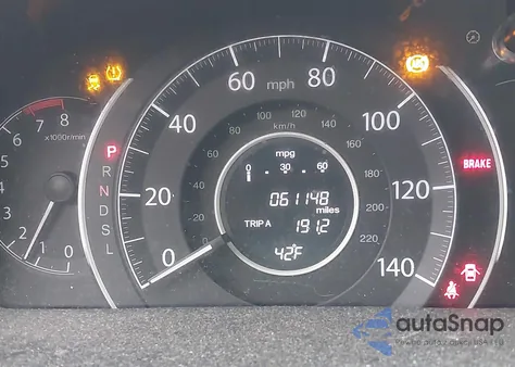 2016 Honda Cr-V Ex из США, поврежденный, VIN 2HKRM4H57GH640349